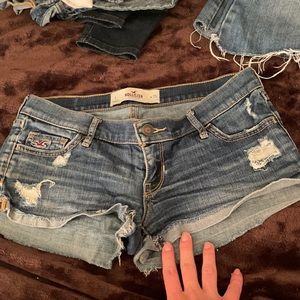 Hollister jean shorts